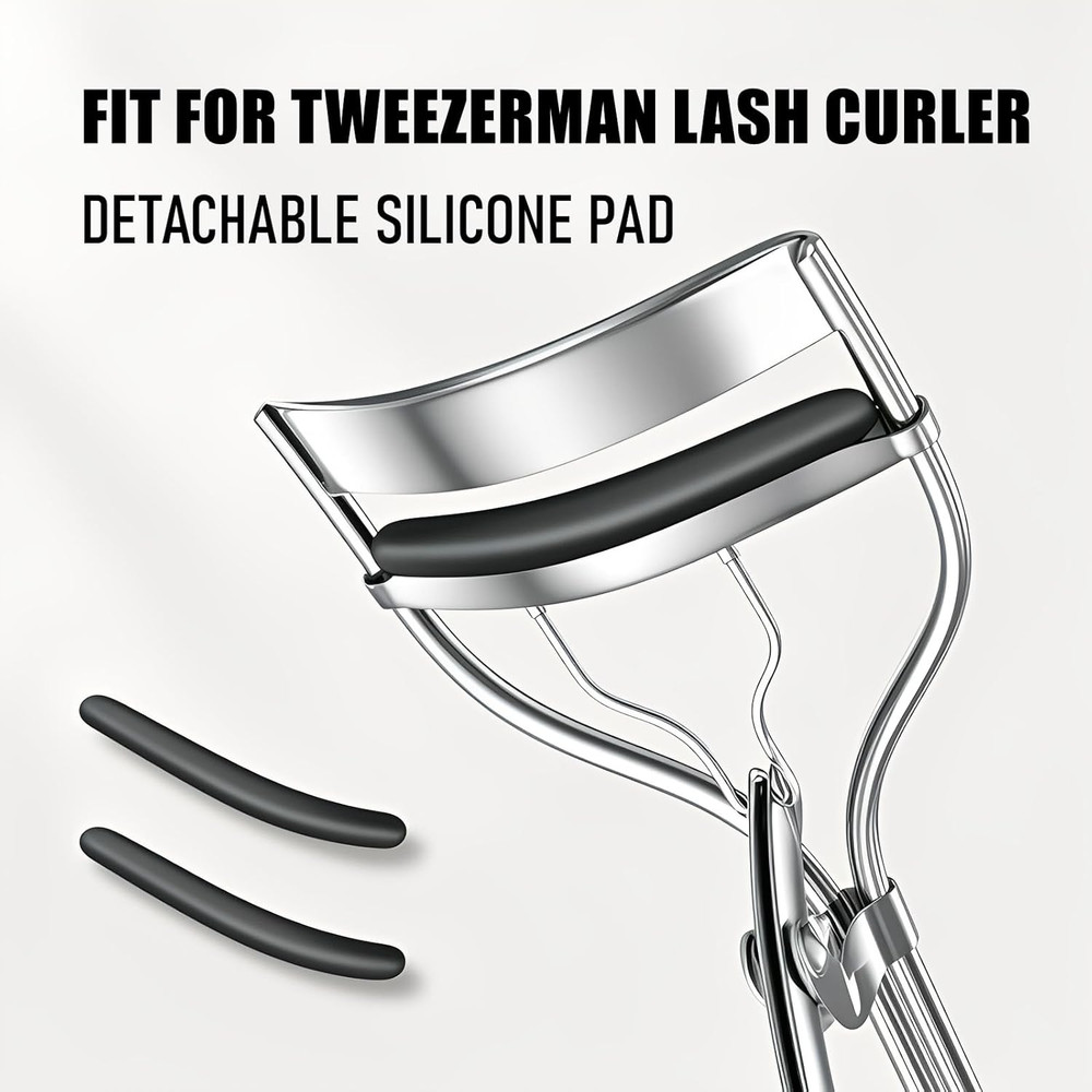 30Pack Suitable for Tweezerman Eyelash Curler Refills,Premium Silicone Soft Rubb