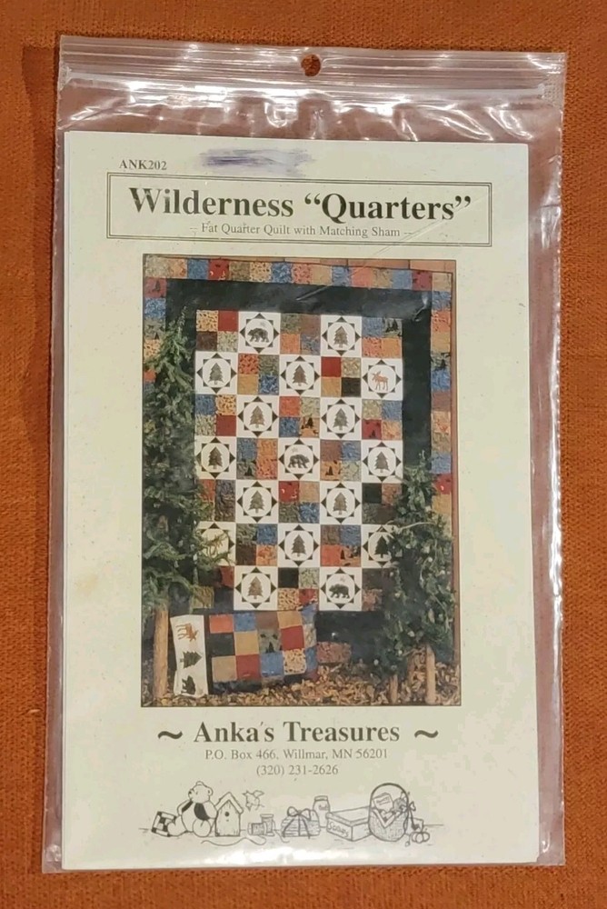 Anka's Treasures Wilderness Quarters  Quilt Pattern ANK202