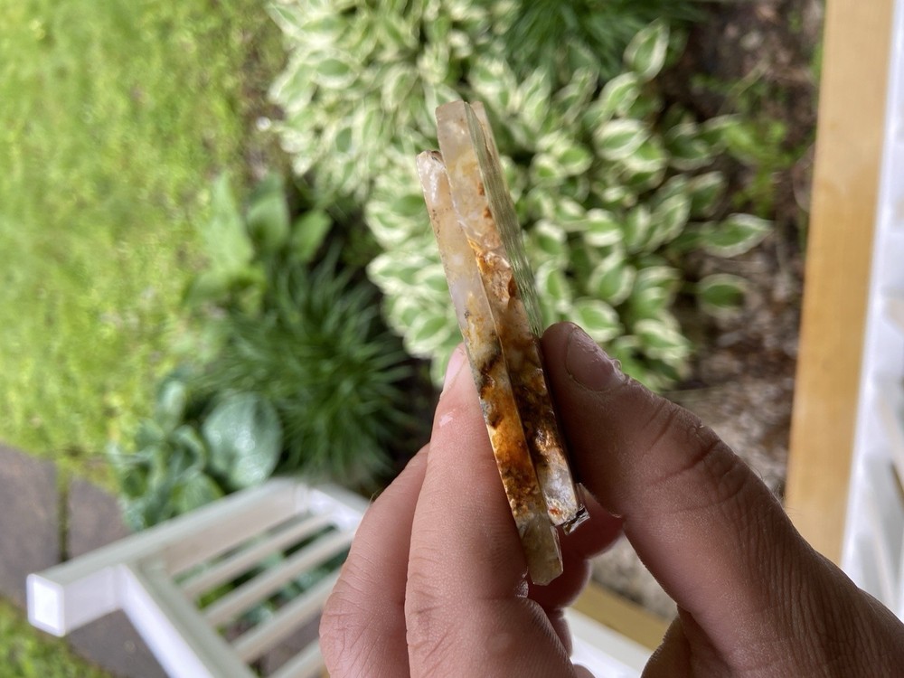 Graveyard Plume Agate 2 Pieces 70 Grams