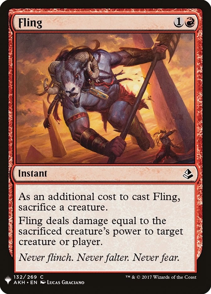 Fling The List Reprints 132 MTG LP