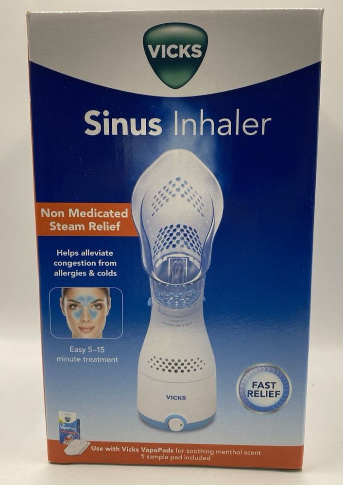 Vicks Personal Steam Inhaler with Variable Steam Control & Soft Mask -