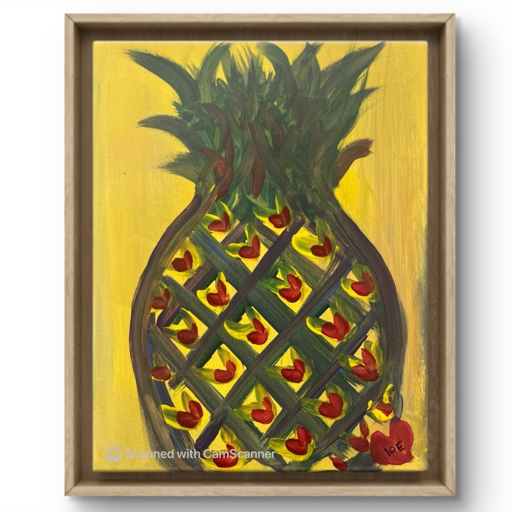 BLESSED#924 11x14 Fruit Original Abstract Neo Expressionism Modern