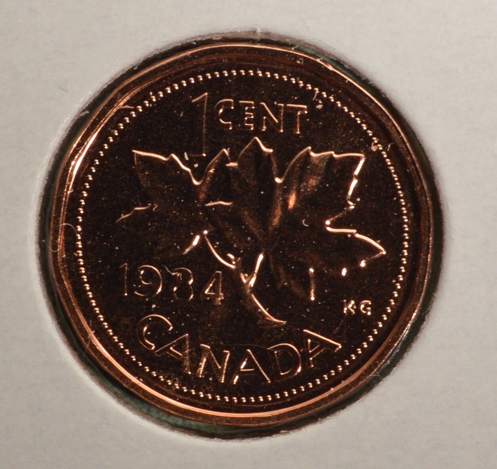 1984 Canada Penny - Proof Like (PL) Uncirculated From Set  🇨🇦🇨🇦