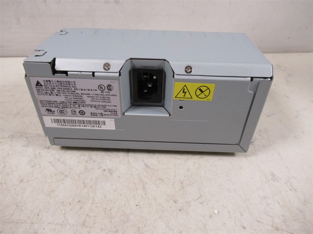 Delta Electronics DPS-240SB A for IBM 54Y2265 Power Supply Module for POS System