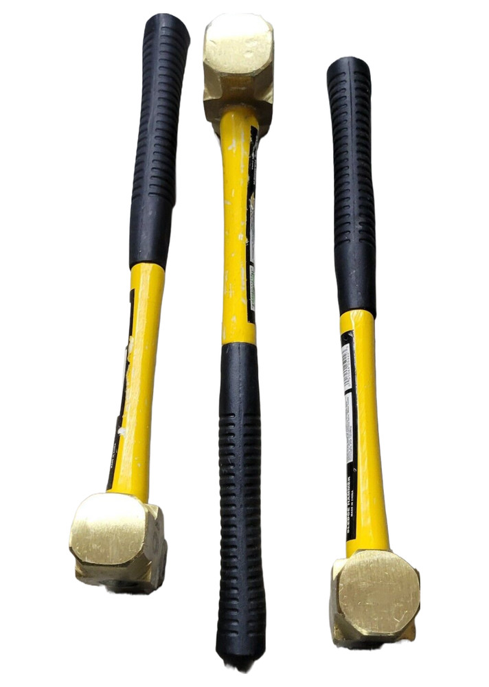 3lb Copper Head Sledge Hammers 3pk