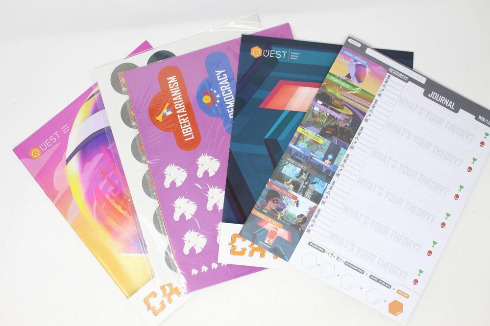 QUEST Problem Solving Box Season 1,Teacher Box CATACLYSM (OPEN BOX)