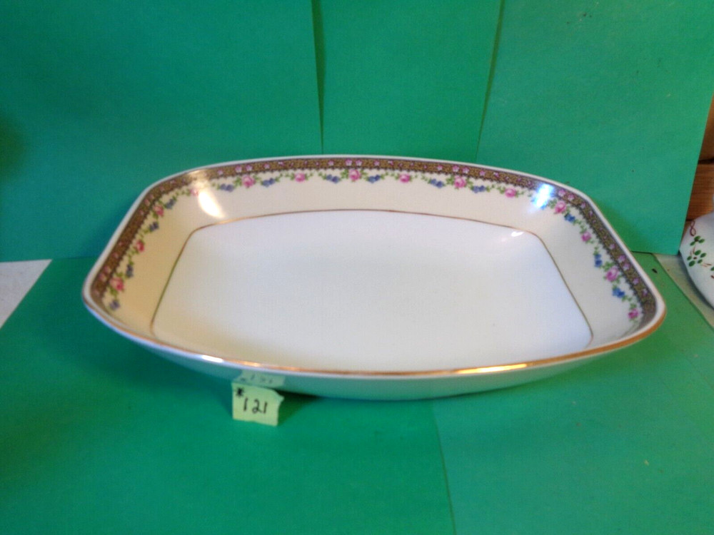 Edelstein 9 3/4" Rectangular Serving Bowl, Edelstein Bavaria (Used/EUC)