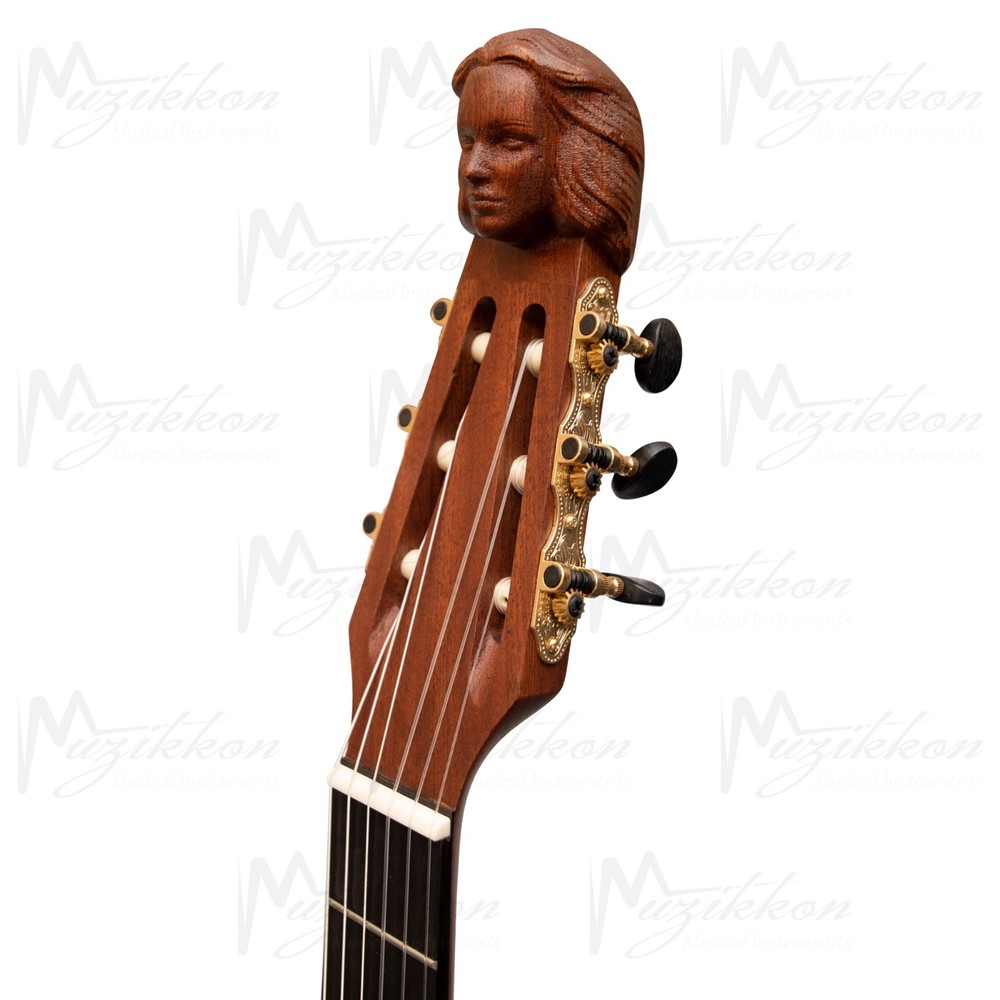 MUZIKKON LUTE GUITAR, 6 STRING ROSEWOOD