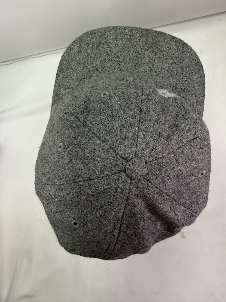 Bitbird Wool Blend Embroidered Logo Hat Cap Adjustable Gray White Band Rare