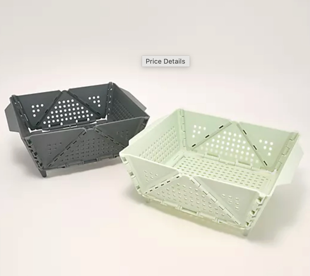 Kuhn Rikon 2-Pack 4-Quart Large Foldable Colanders