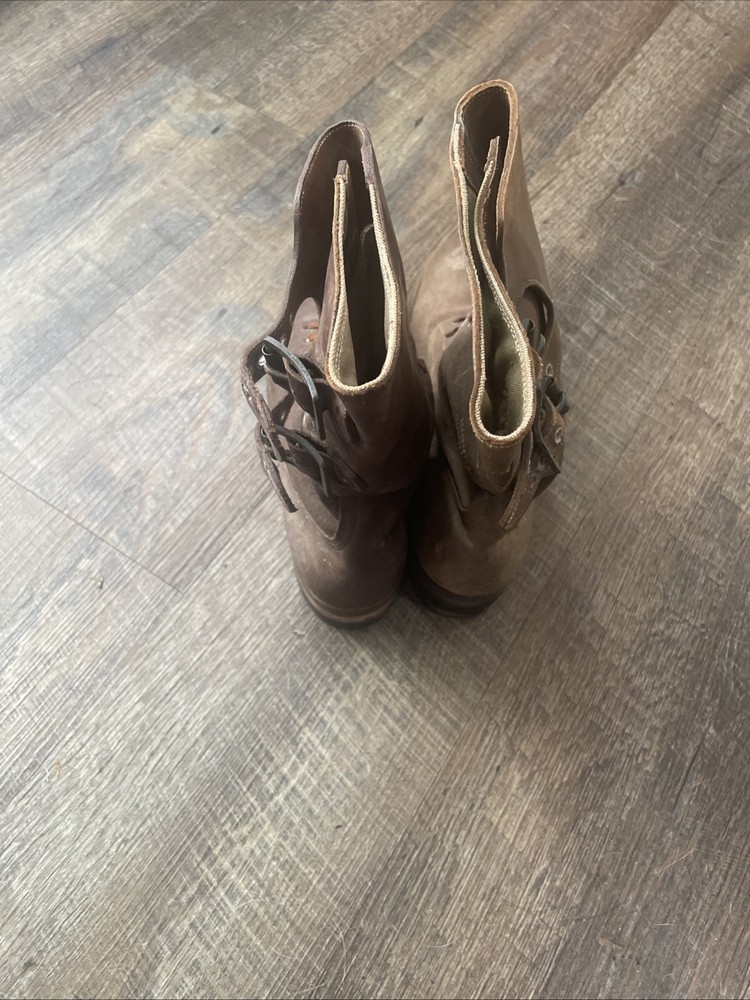 WW2 US Original Double Buckle Boots Size 9