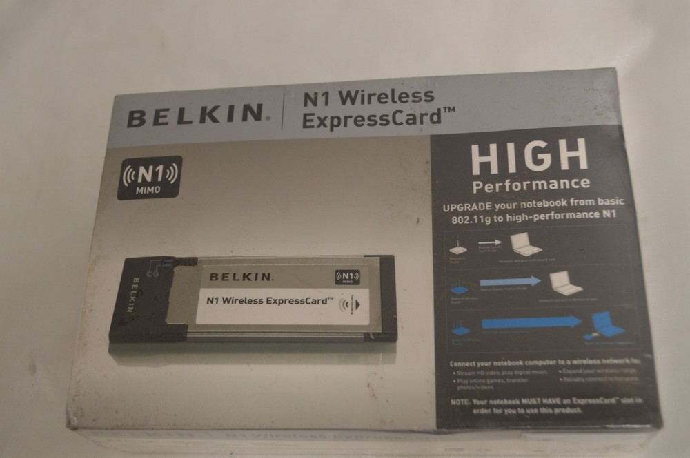 ^^ BELKIN N1 WIRELESS EXPRESSCARD - NEW (AMD48)