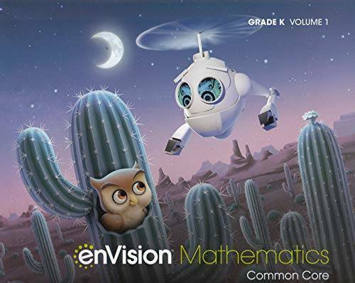 ENVISION MATHEMATICS 2020 COMMON CORE STUDENT EDITION GRADE K VOLUME 1 - GOOD