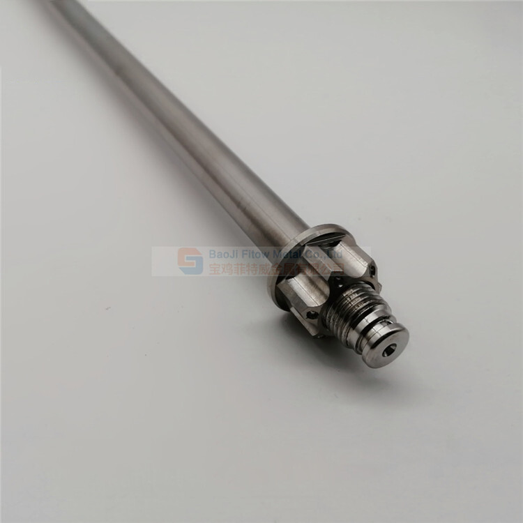 1PC Titanium M17 325MM Motorcycle Axis Axle Roller with Nuts P1.5