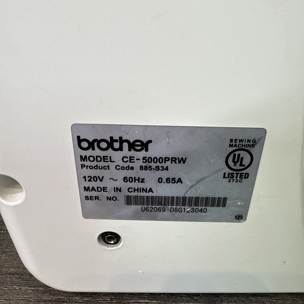 Brother CE-5000PRW Project Runway Sewing Machine – Error F4 – Untested