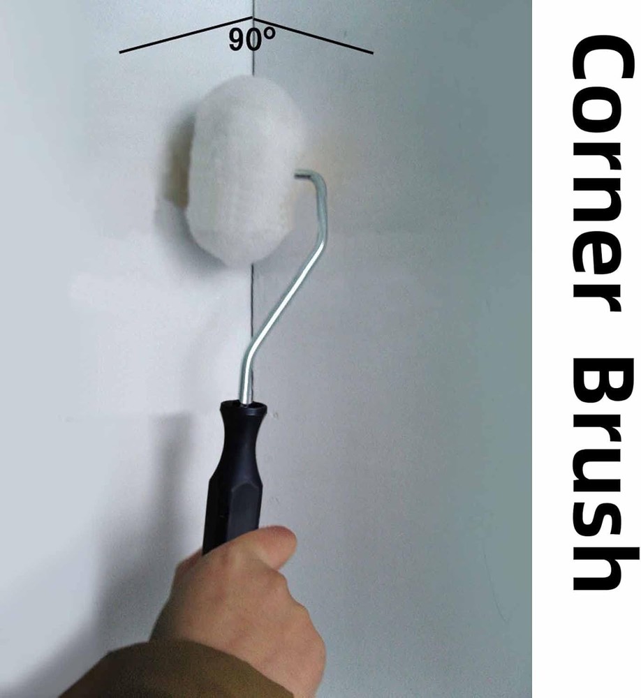Corner Edger Paint Roller for Drywall Mud and