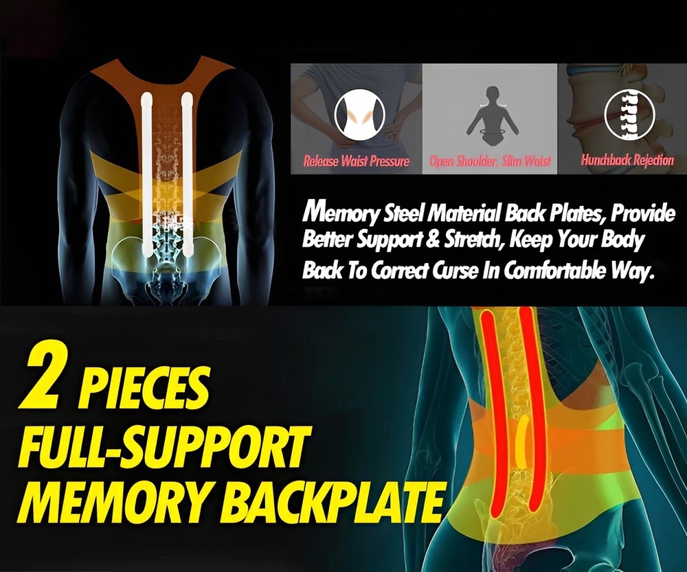 Adjustable Posture Corrector Back Shoulder Support Correct Brace Belt Men Women