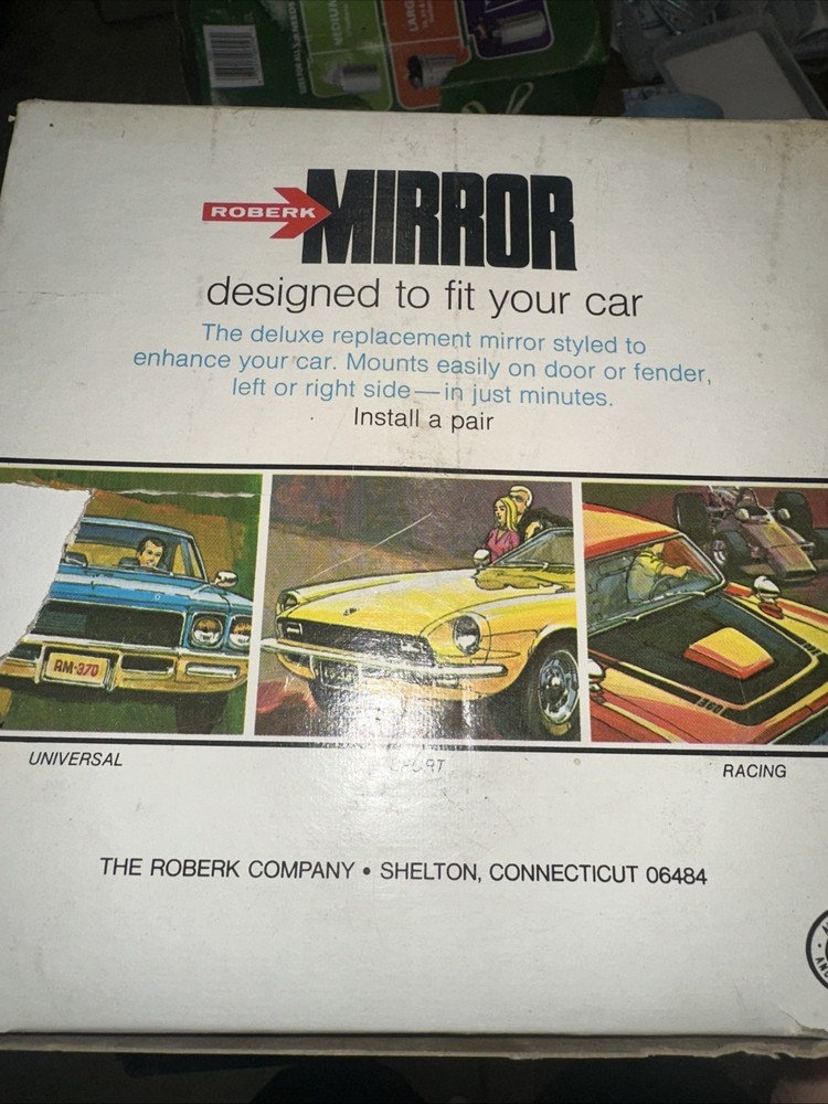 NOS ROBERK 330 Deluxe Mirror