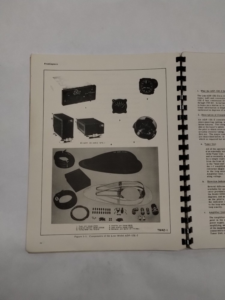 Motorola ADF-12E-2 Automatic Direction Finder Maintenance Manual
