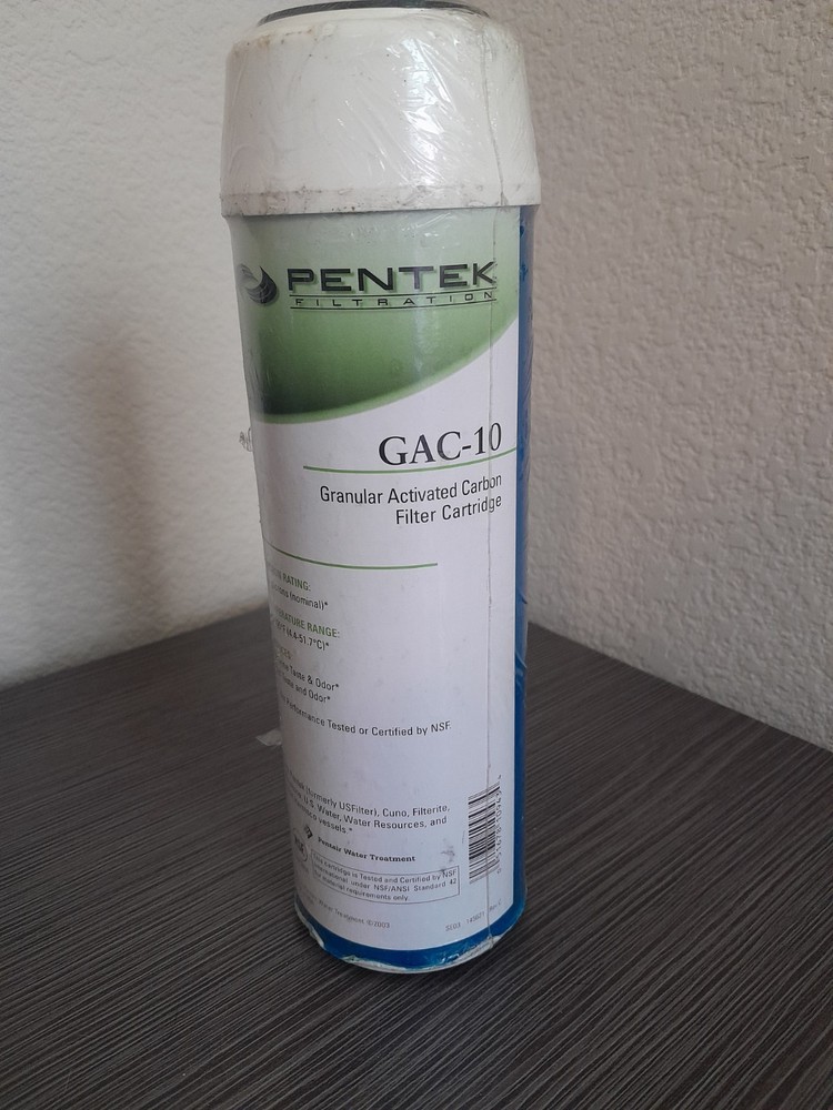 Pentek GAC-10 20 Micron Standard 10 Inch Undersink Carbon Water FIlter