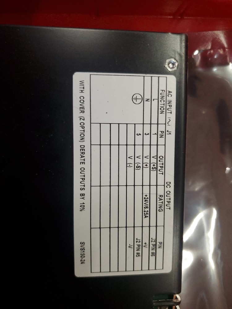 LAMBDA ELECTRONICS SVS150-24 POWER SUPPLY HAL-02-1051 GOOD CONDITION SHIPS TODAY