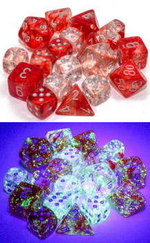 NEBULA 36D6 RED/SILVER LUMINARY 12MM
