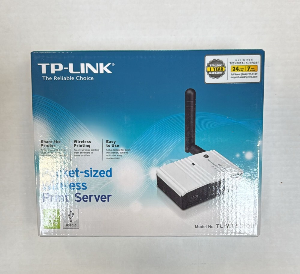 TP-LINK TL-WPS510U Wireless Print Server Pocket-Sized