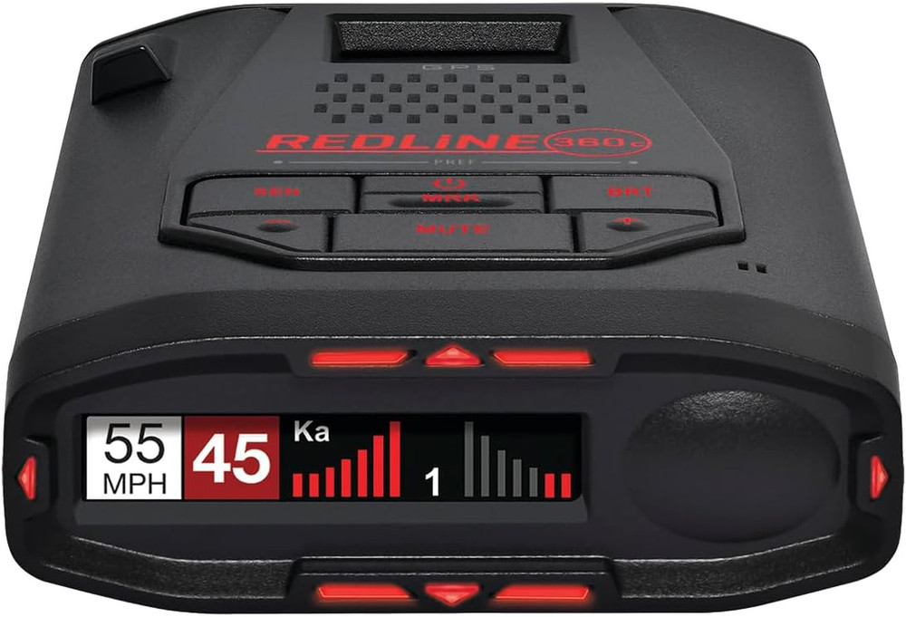 Escort Redline 360C Plug and Play Radar Detector - Extreme Range, Rapid Response
