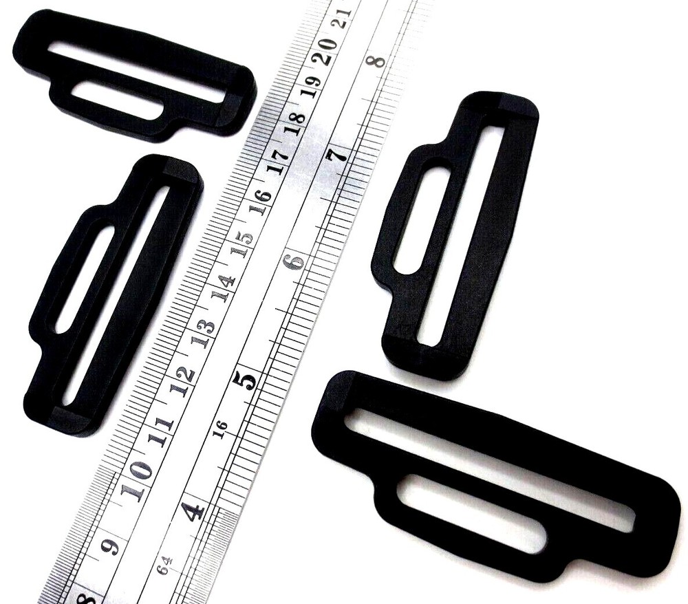 Fits 2" & 1" Wide Straps, Durable Plastic Fastener For Webbing Straps