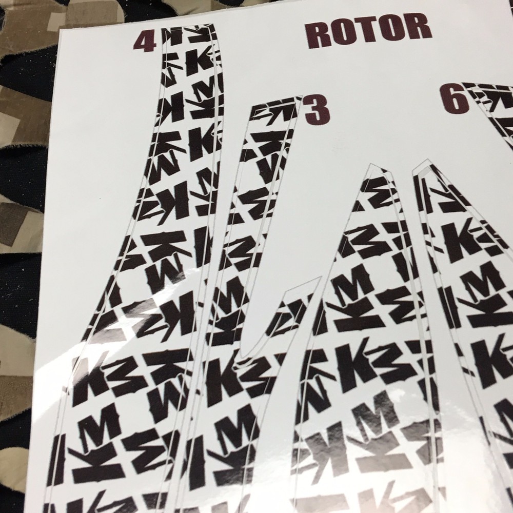 NEW KM Paintball Rotor Loader Wrap - KM White