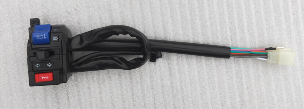 RPS Hawk 250 DLX EFI Left Handle Bar Switch Assembly (#3 in Diagram)
