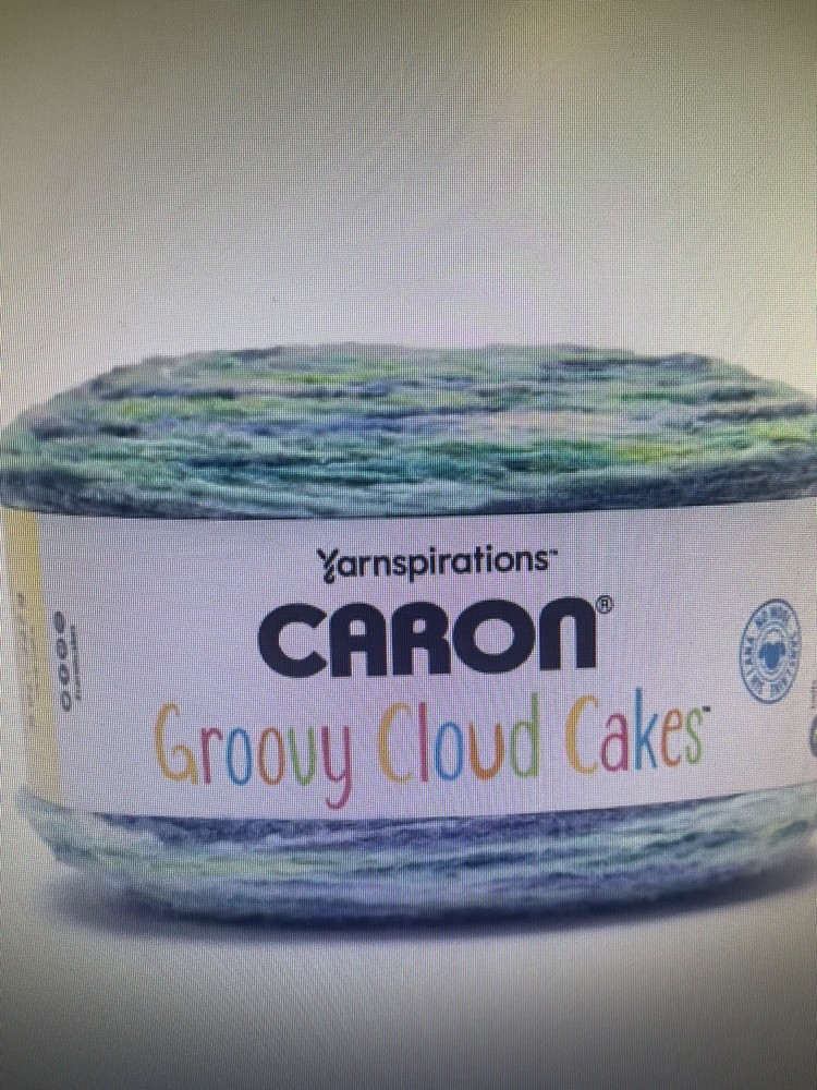 Caron Groovy Cloud Cakes Yarn -- Minty Marvel -- NIP