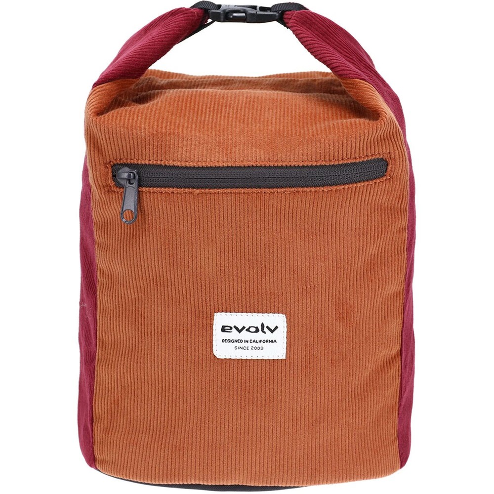 Evolv Corduroy Chalk Bucket Brown / Ruby, One Size
