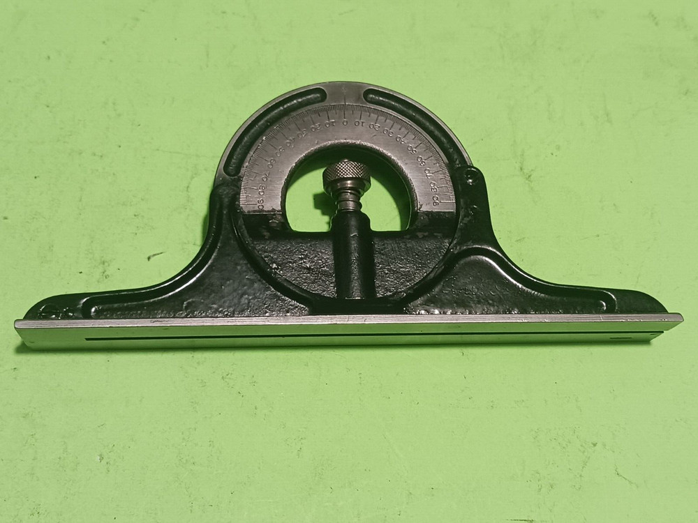 LUFKIN PROTRACTOR HEAD FOR 12" COMBINATION SQUARE WORK GREAT GOOD CONDITION