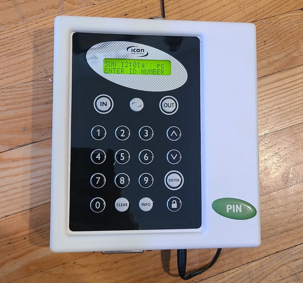 Time Systems TimeCalculator PIN Employee Time Clock - Complete Boxed.