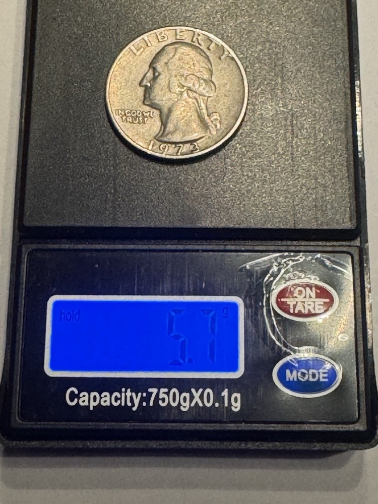 RARE 1973 WASHINGTON QUARTER "NO MINT MARK/RIM ERROR" Multiple Errors