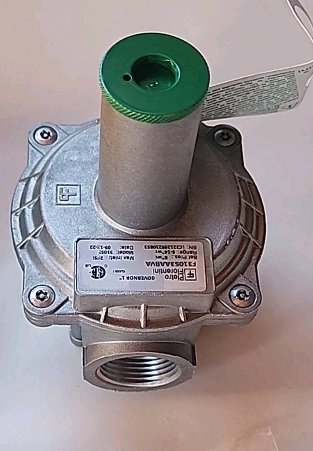 Gastite Gov. Gas Reg 30053-NG Pietro 1" NPT Inlet/Outlet 8" W.C. Free Shipping!!