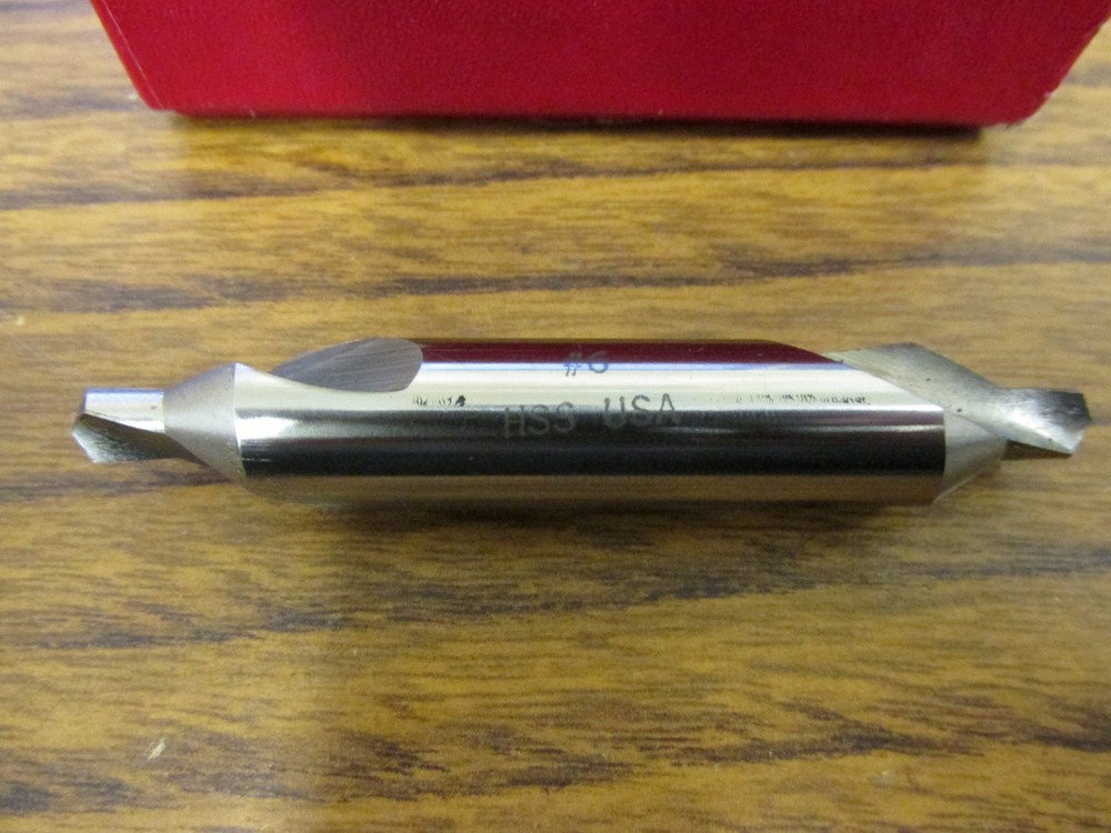 2 USA HSS  #6 Right Hand Combination Drill & Countersinks