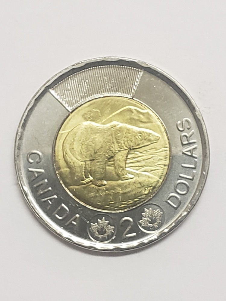 Canada 2025 Regular Proof Like Toonie Die Chip Error