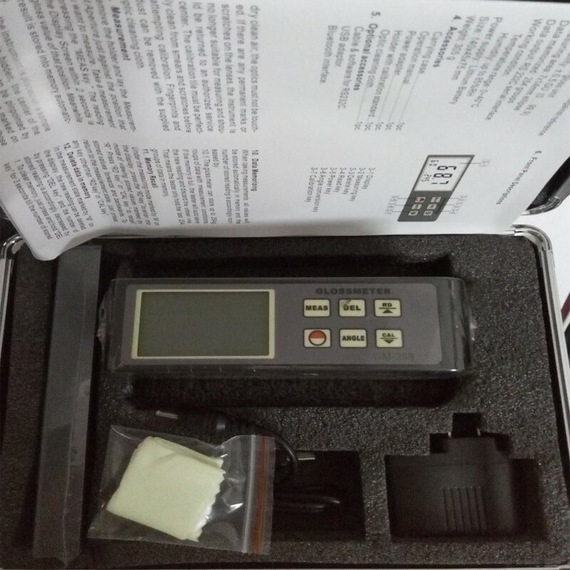 LANDTEK GM-6 Digital Glossmeter Surface Gloss Meter 60 degree backlight ✦KD