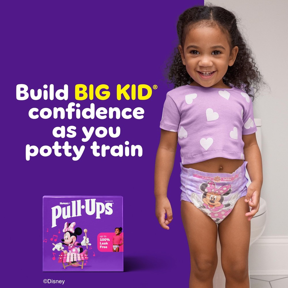 Pull-Ups Girls' Potty Training Pants, Size 2T-3T Training Underwear (16-34 lbs),