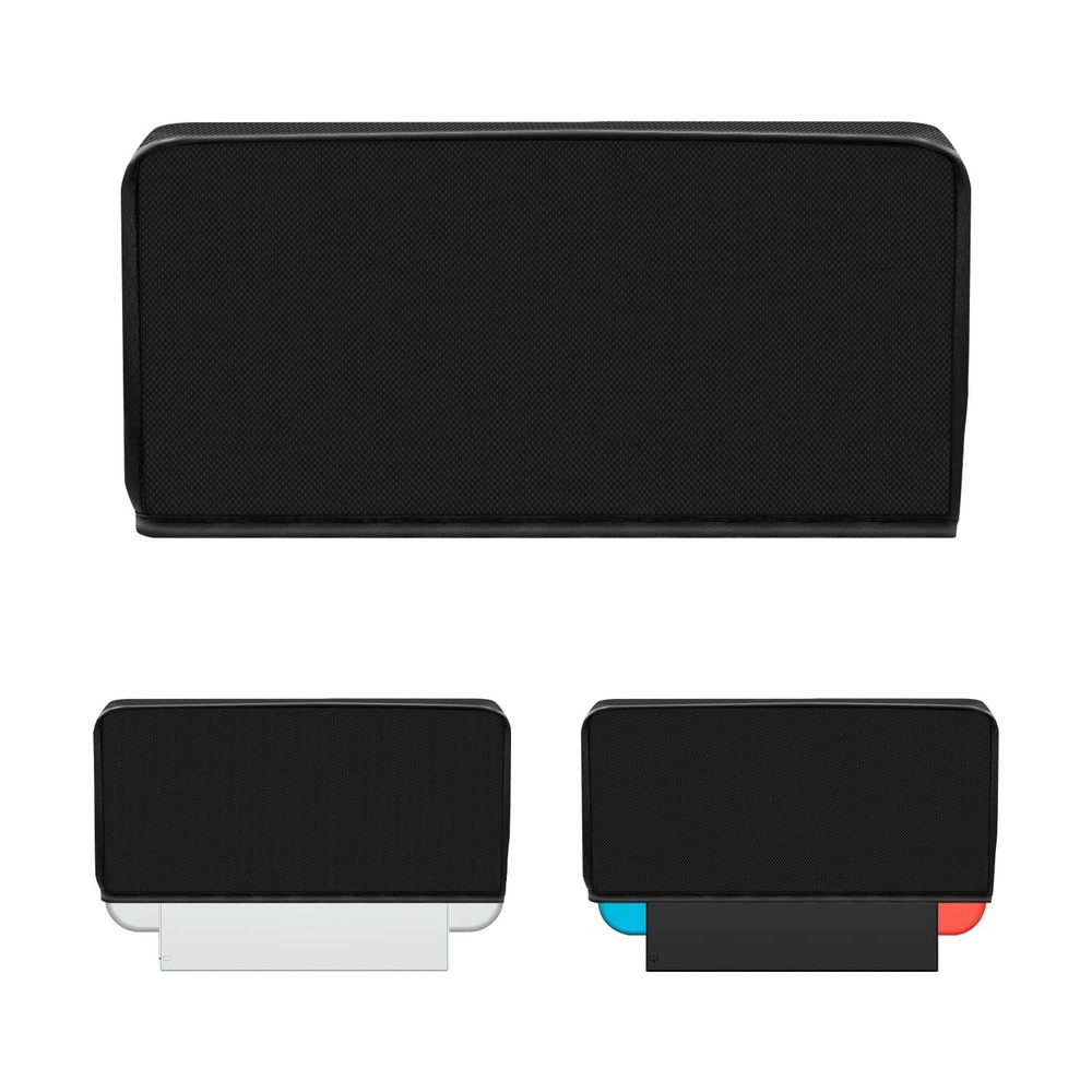Mcbazel Dust Cover for Switch/Switch OLED Charging Dock, Anti Scratch Black