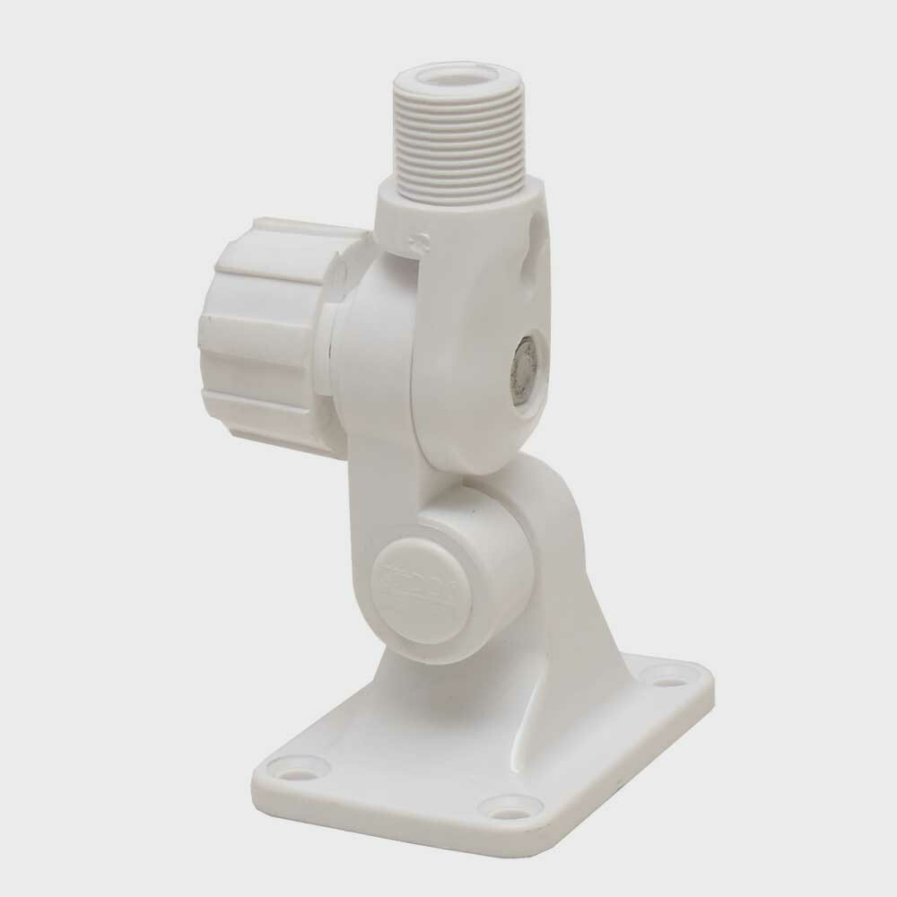 SeaDog Line Boat Antenna Mount 329100 | Glossy White Plastic