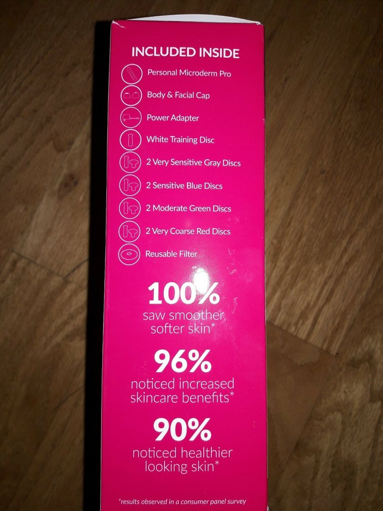 PMD Personal Microderm Pro With Full Range of Disks and two Speed Settings