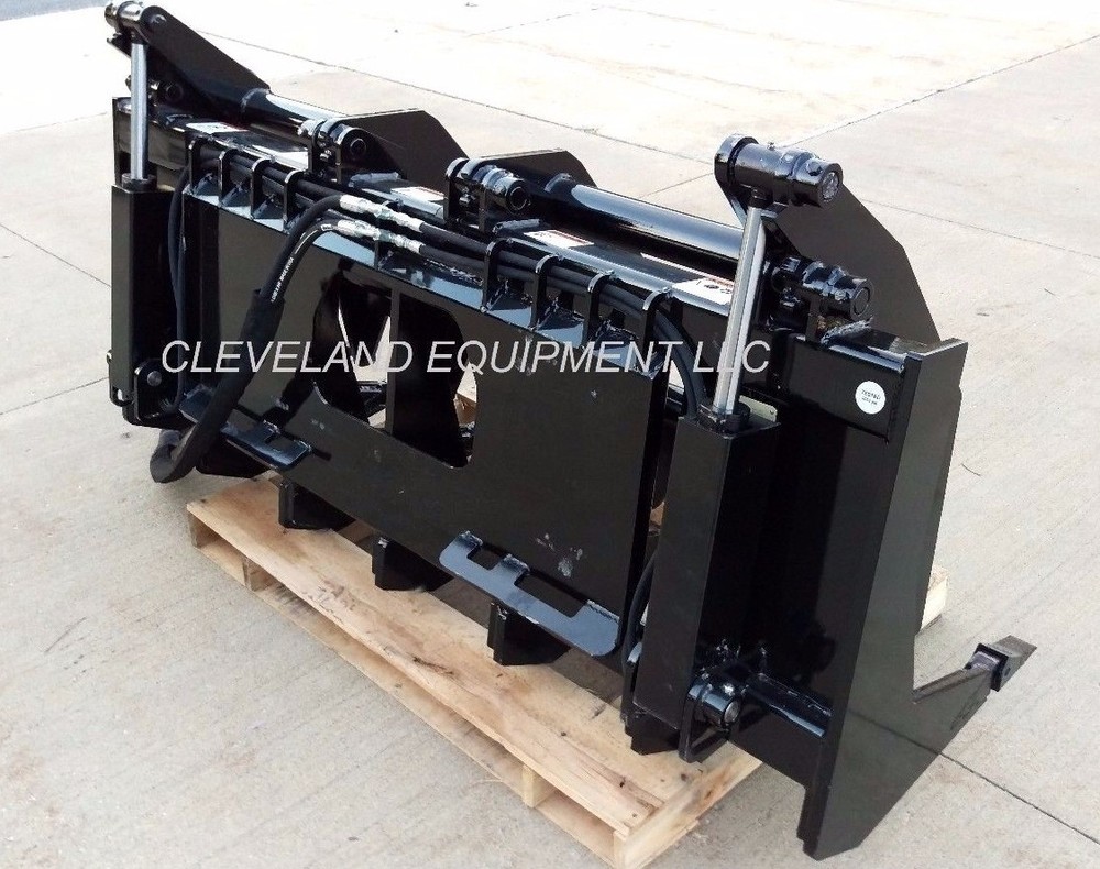 NEW 84" SEVERE-DUTY ROOT GRAPPLE RAKE ATTACHMENT Skid-Steer Loader Clam-shell 7'