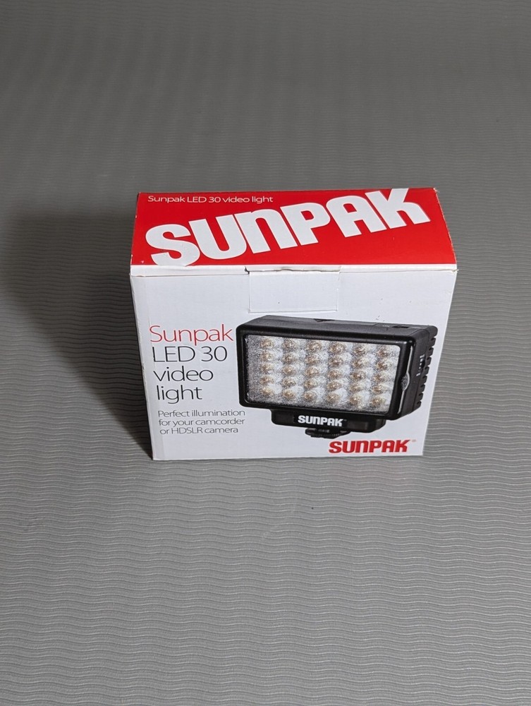Sunpak - LED 30 Video Light - Black