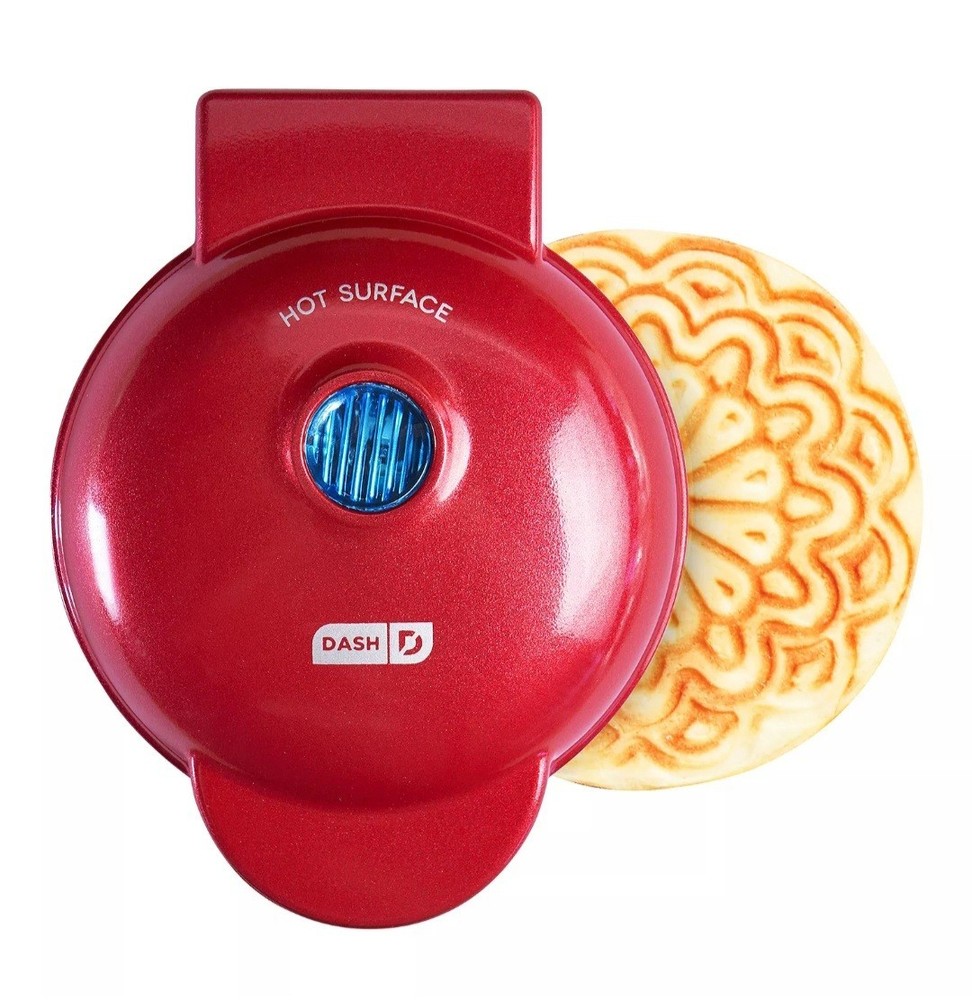 Dash Mini Pizzell Maker - Red