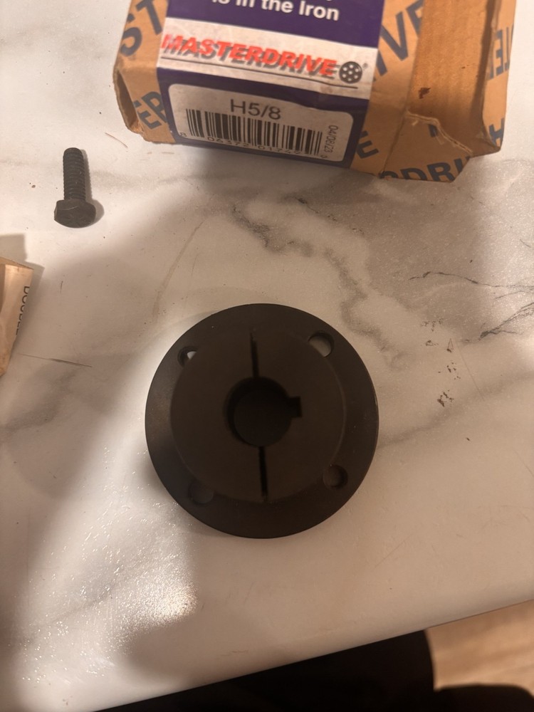 H 5/8 Split Taper Bushing with Finished Bore 5/8" Bore