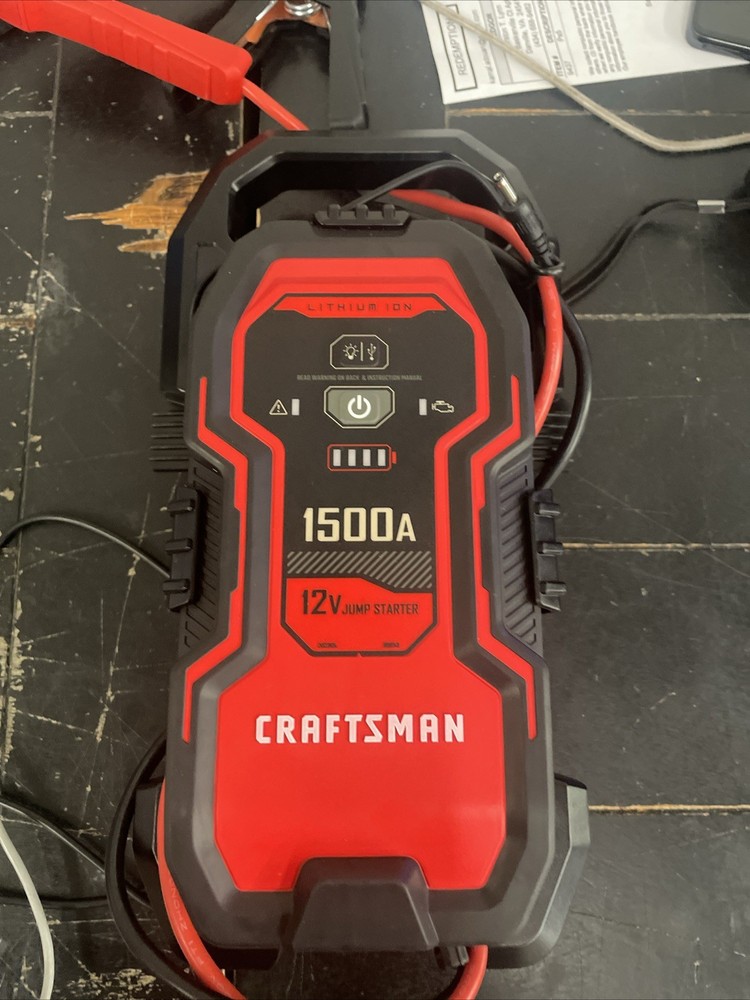 Craftsman Jump Starter Box 1500a 12volt