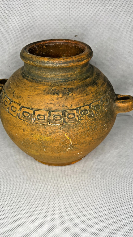 Peruvian Incan Antique Pot Rustic